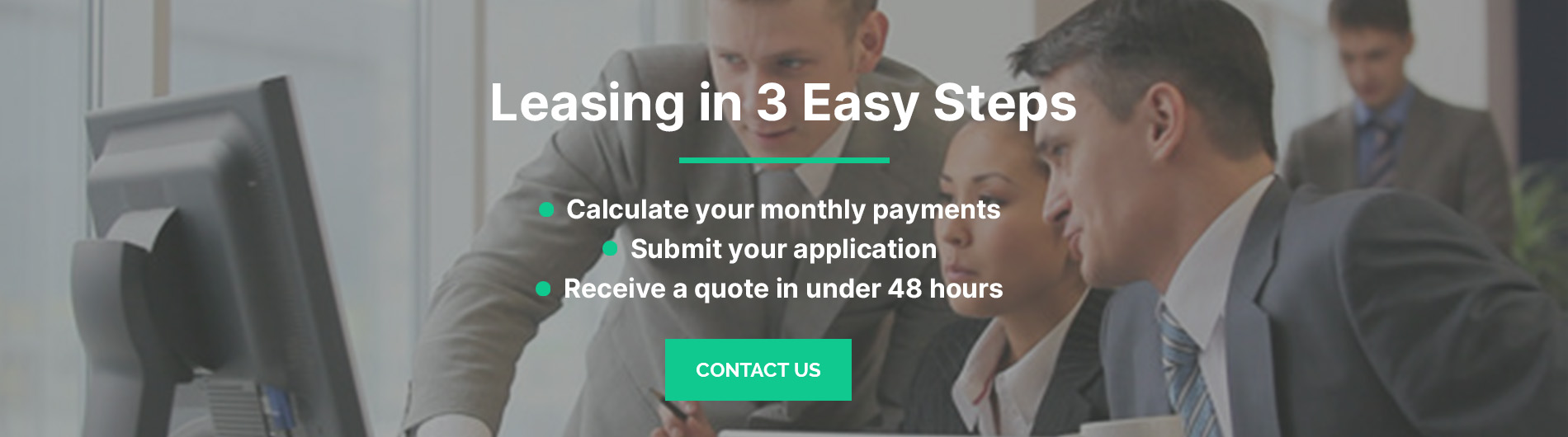 Equipment leasing solutions